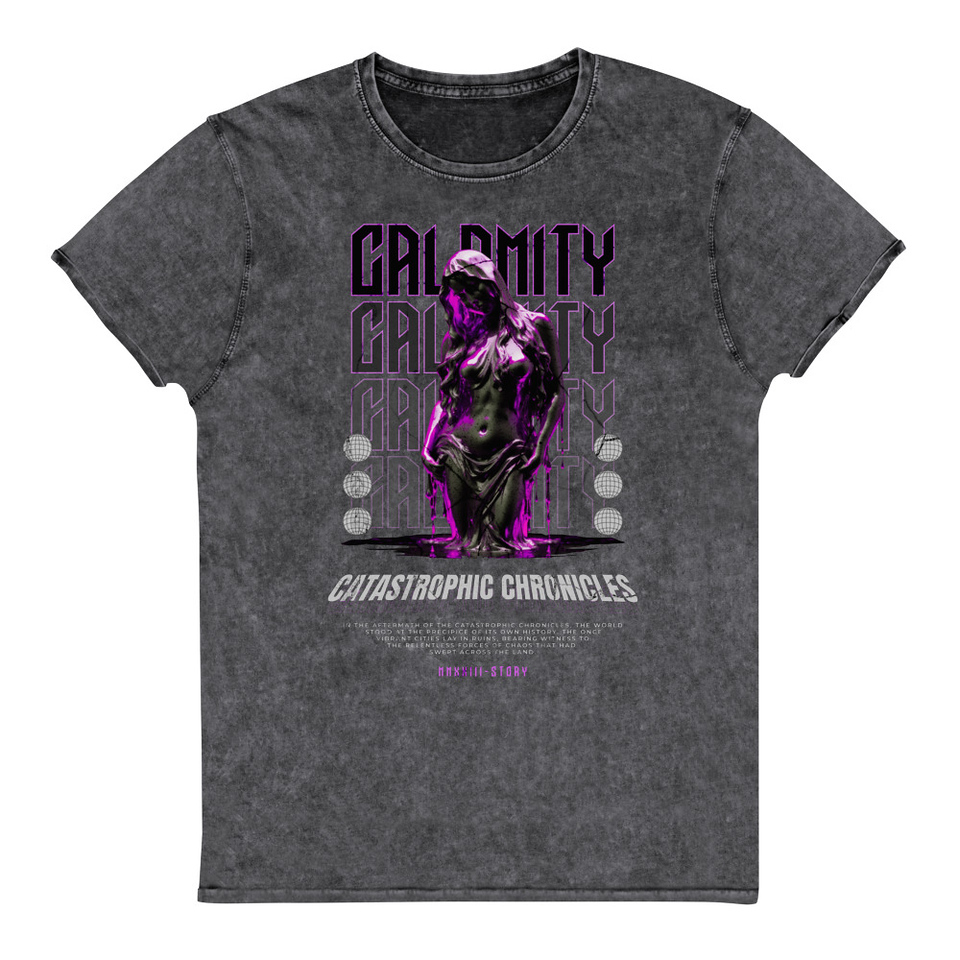 Calamity Streetwear Unisex Denim T-Shirt