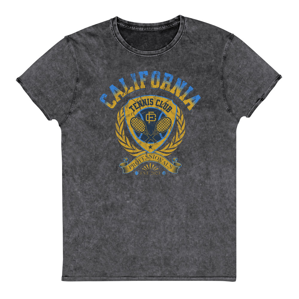 CALIFORNIA TENNIS PROFESSIONALS Unisex Denim T-Shirt
