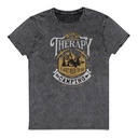 Camping Emblem Unisex Denim T-Shirt