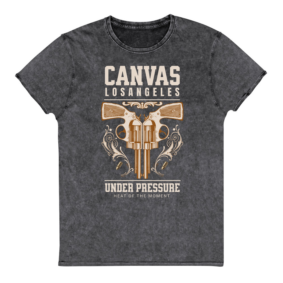 Canvas Los Angeles under pressure Unisex Denim T-Shirt