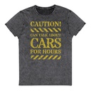 Caution Signs - Yellow Traffic Sign Unisex Denim T-Shirt