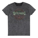 Christmas Tree Farm - Vintage Holiday Badge Unisex Denim T-Shirt