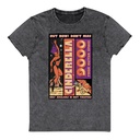Cinderella 9000 - Retro Astronaut Unisex Denim T-Shirt
