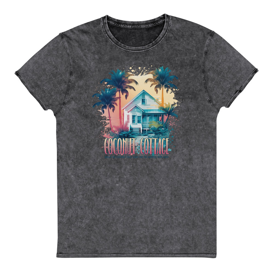 Coconut Cottage Unisex Denim T-Shirt