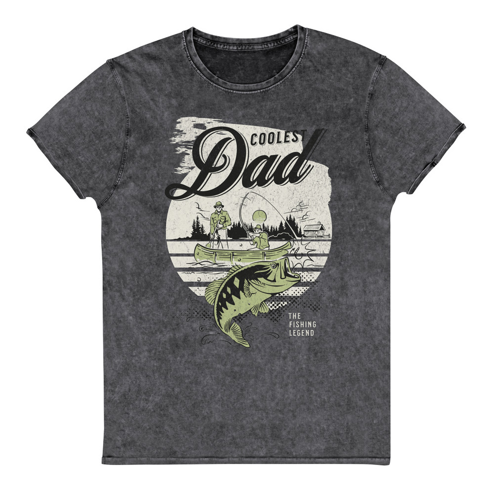 Coolest Dad Unisex Denim T-Shirt