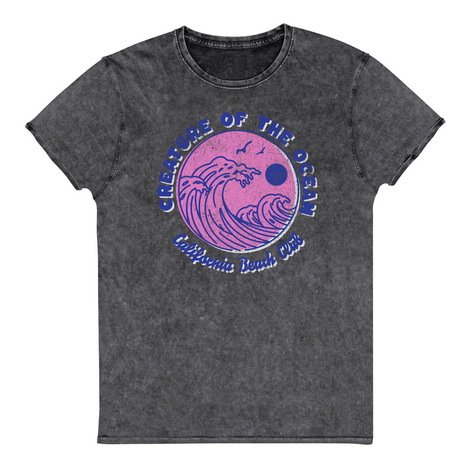 Creature of the Ocean Unisex Denim T-Shirt