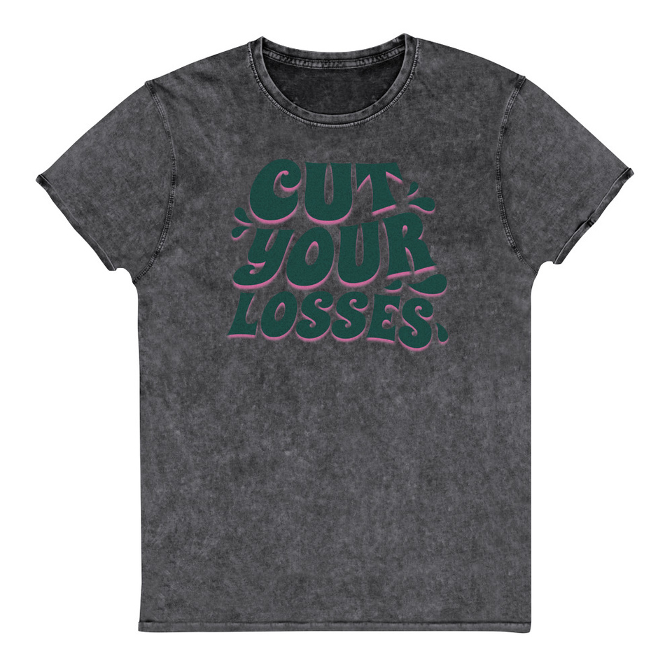 Cut your Losses Unisex Denim T-Shirt