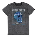 Cyber Death - Skull Unisex Denim T-Shirt