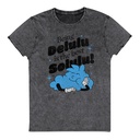 Delulu is the Solulu! - Typographic Cartoon Streetwear Unisex Denim T-Shirt