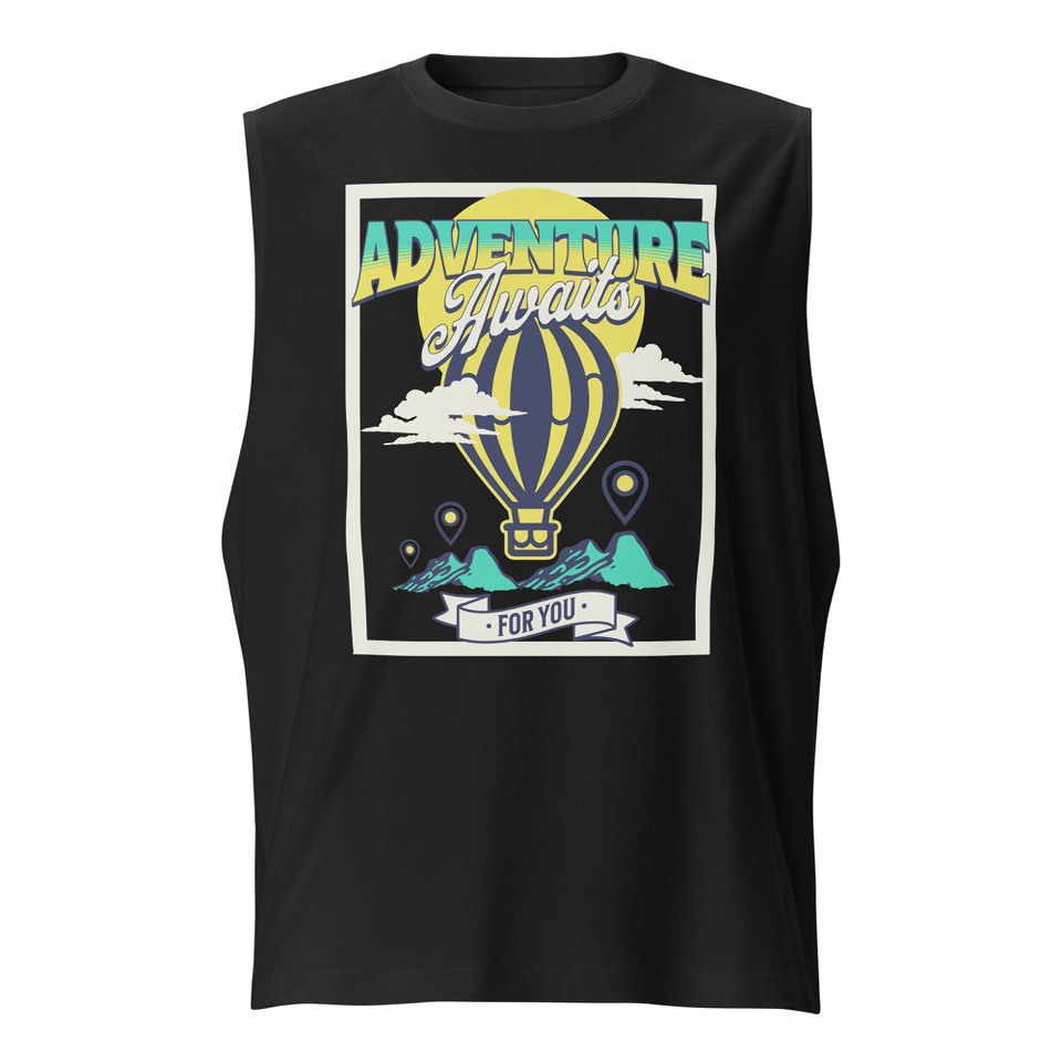 Adventure Awaits Unisex Muscle Shirt