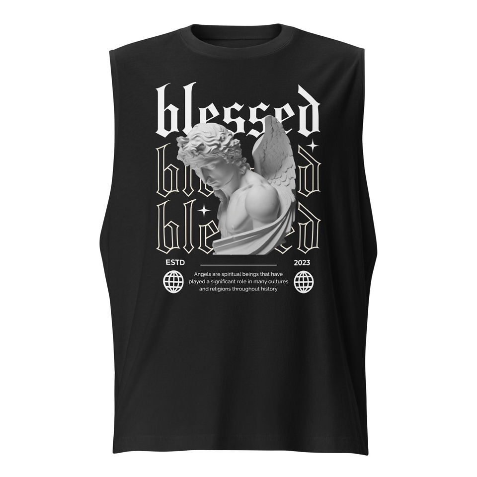 Angel Unisex Muscle Shirt