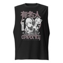 Anime Celebrity Girl - Japanese Cyber Streetwear Unisex Muscle Shirt