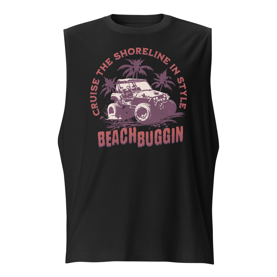 BEACH BUGGIN Unisex Muscle Shirt