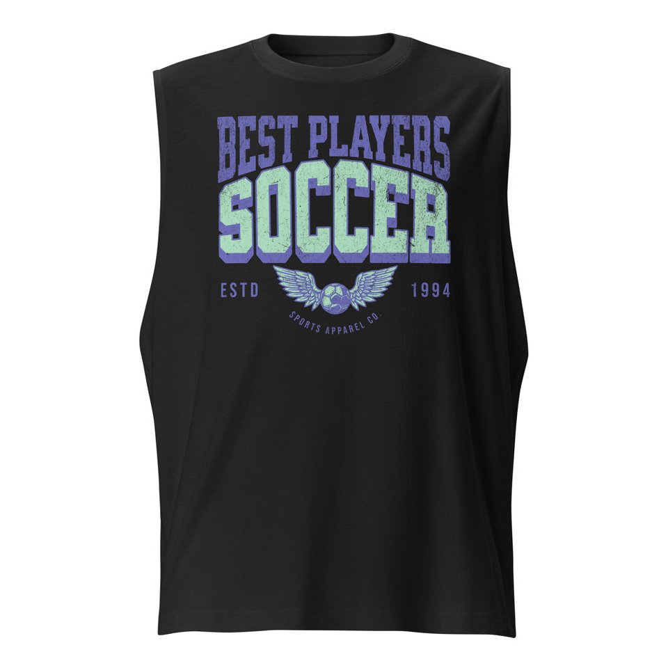 Best Players Soccer Unisex Muscle Shirt