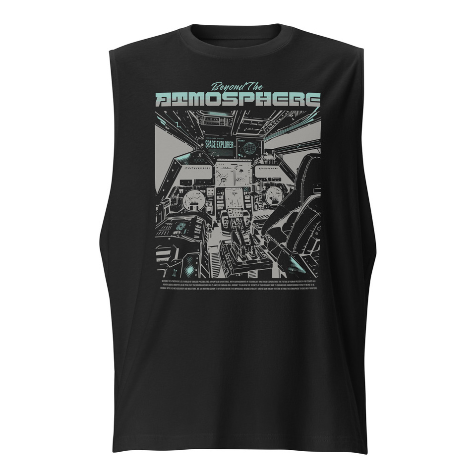 Beyond The Atmosphere Unisex Muscle Shirt