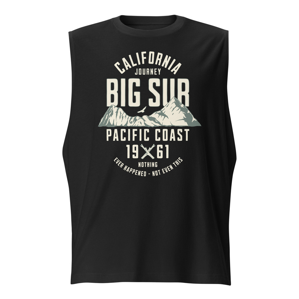 Big Sur - Outdoor Mountain Unisex Muscle Shirt
