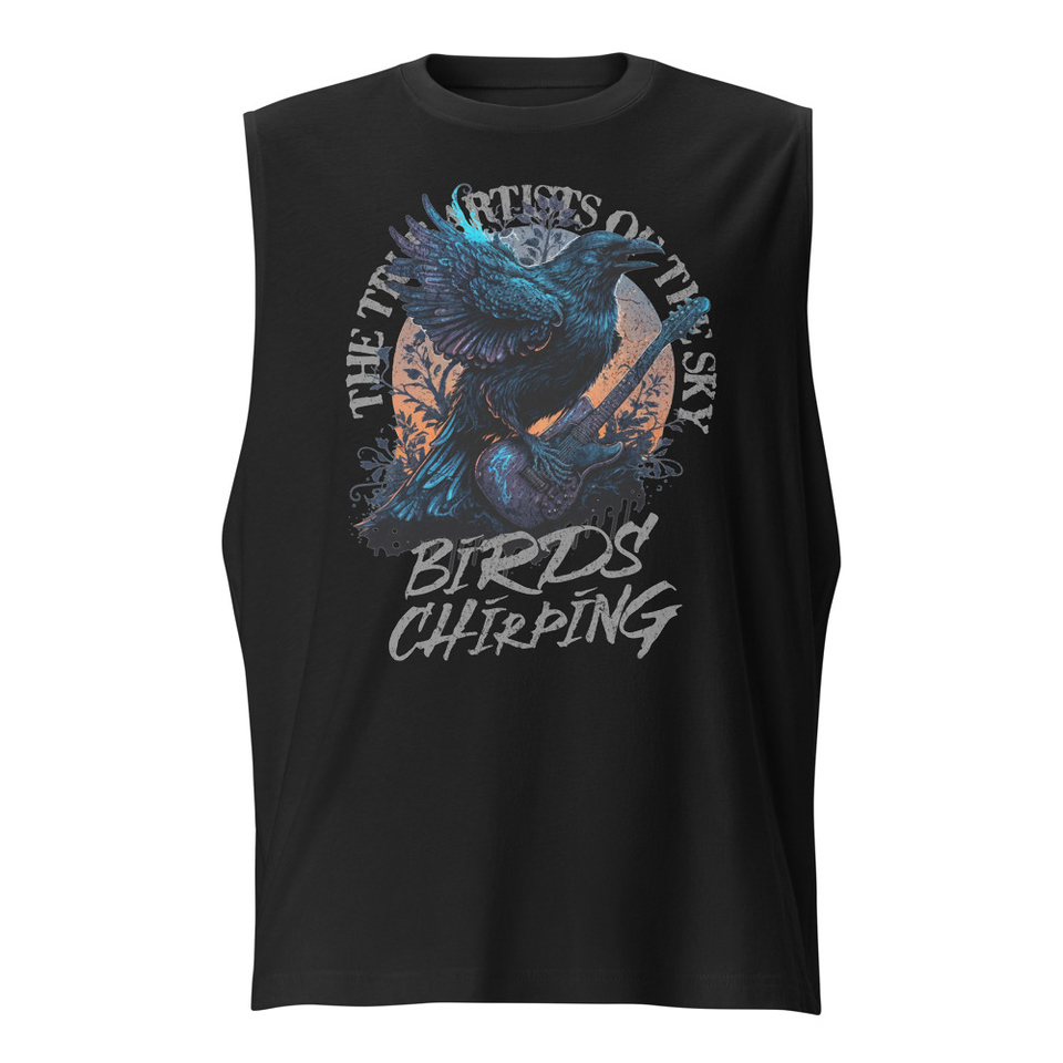 Birds Chirping Unisex Muscle Shirt