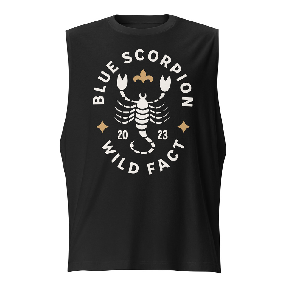 Blue Scorpion - Wildlife Animal Unisex Muscle Shirt