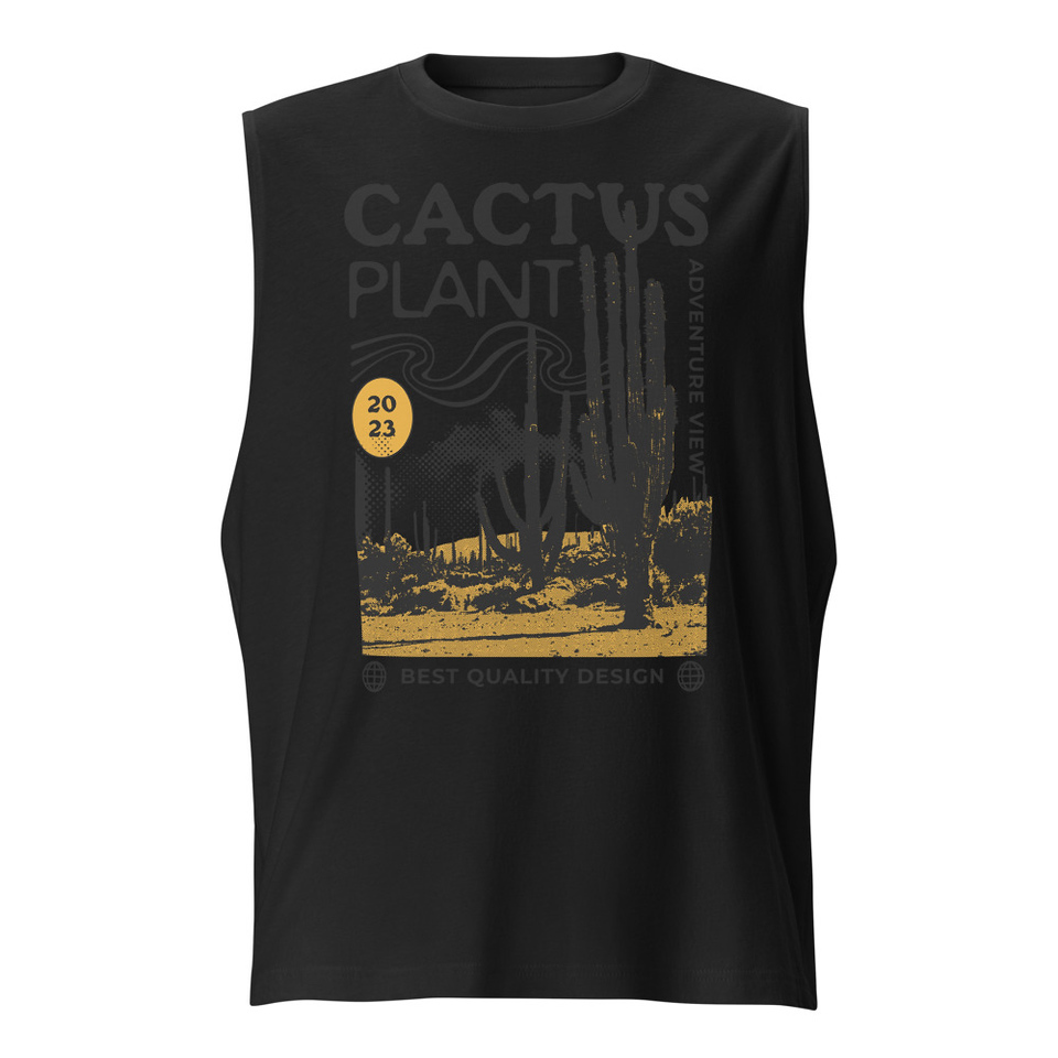 Cacus Plant - Desert Unisex Muscle Shirt