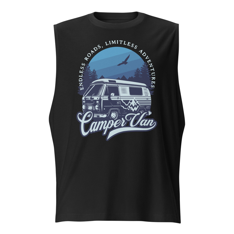 Campervan Unisex Muscle Shirt