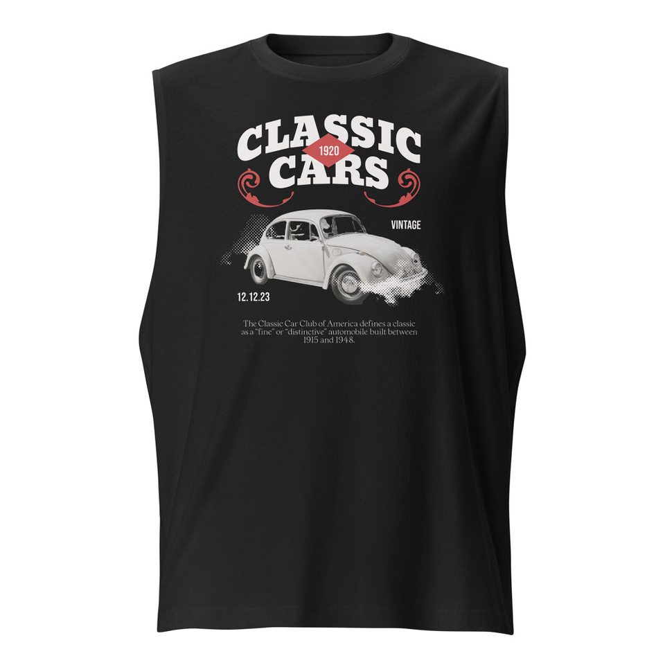 Classic Cars Unisex Muscle Shirt