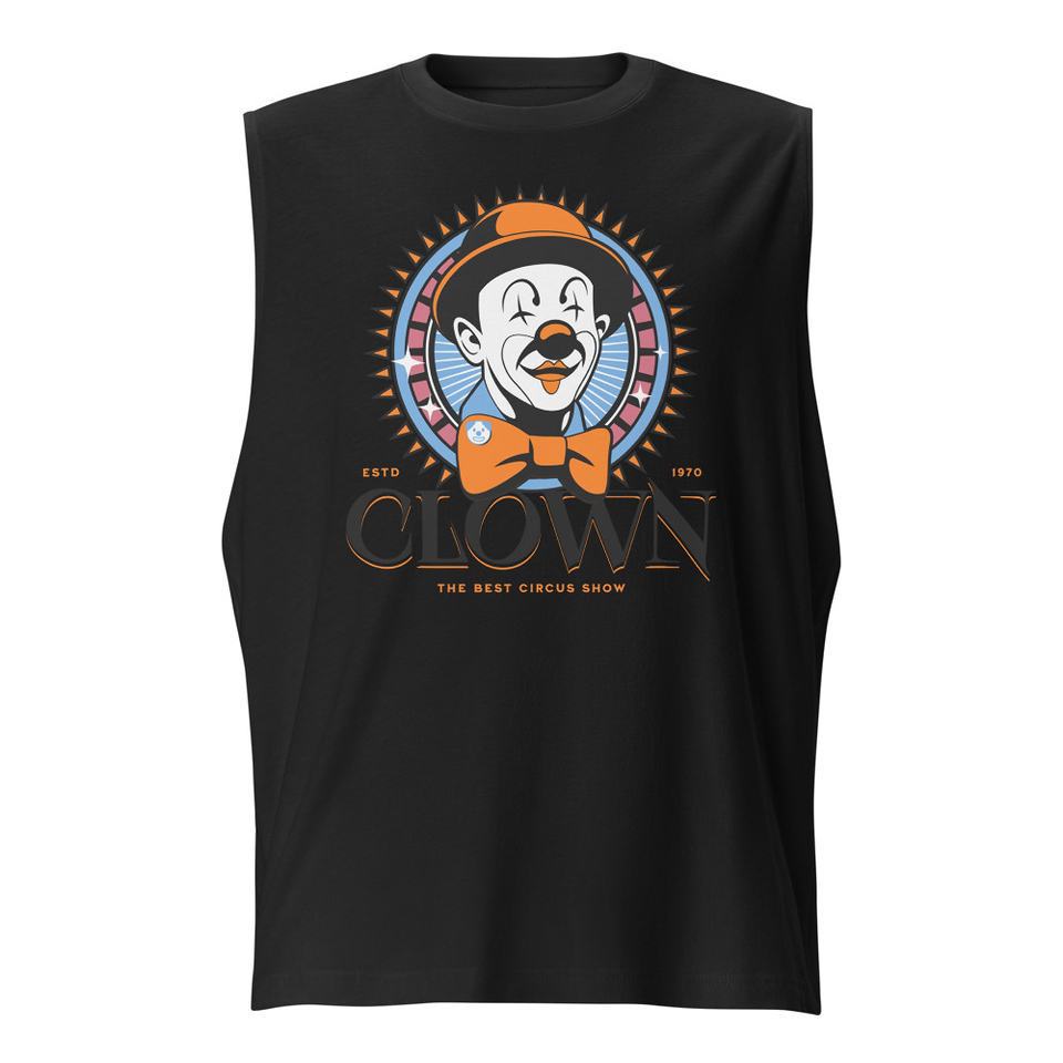 CLOWN LOGO Unisex Muscle Shirt