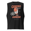 Coffee Break Cartoon Retro 90s  Unisex Muscle Shirt
