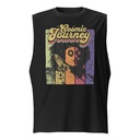 Cosmic Journey Rainbow Retro Unisex Muscle Shirt