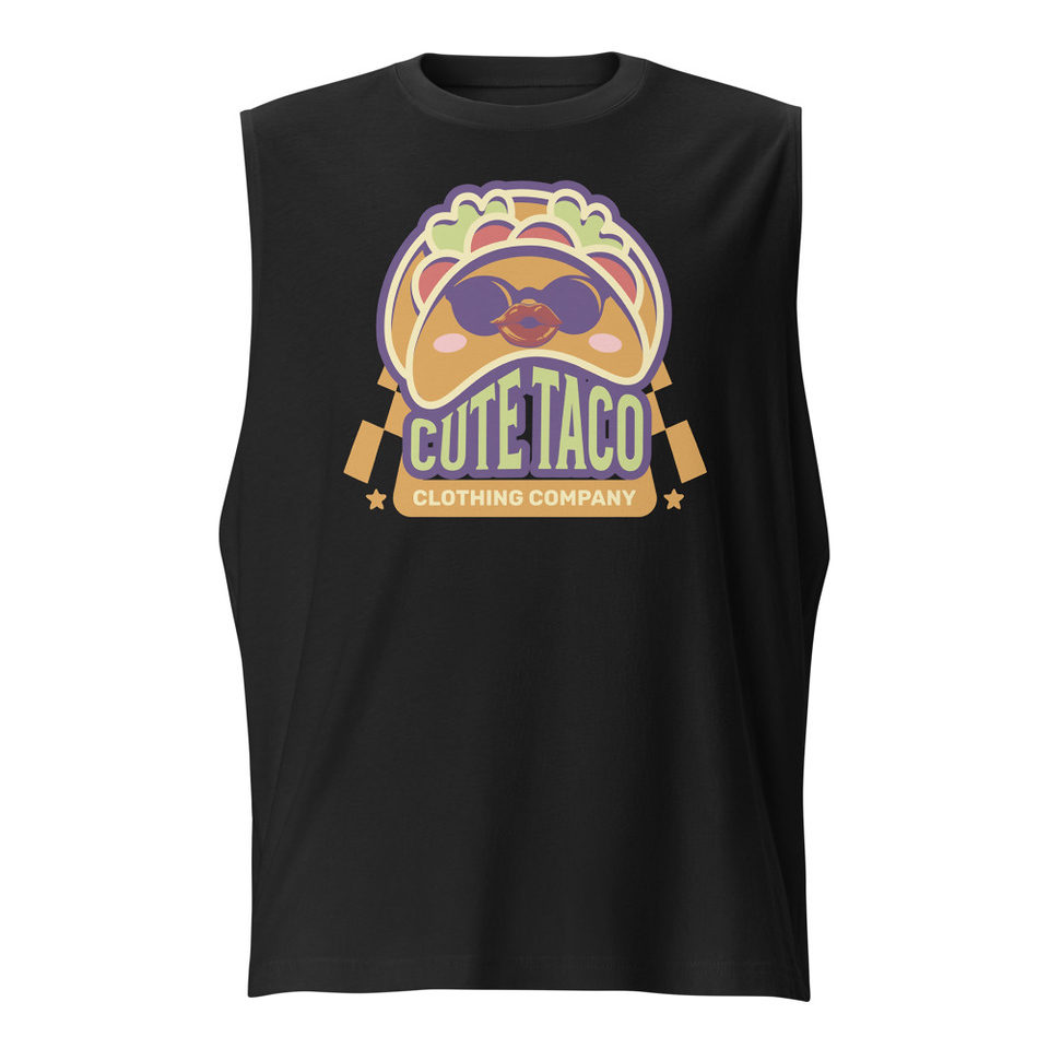 Cute Taco - Colorful Mexican Tortilla Unisex Muscle Shirt