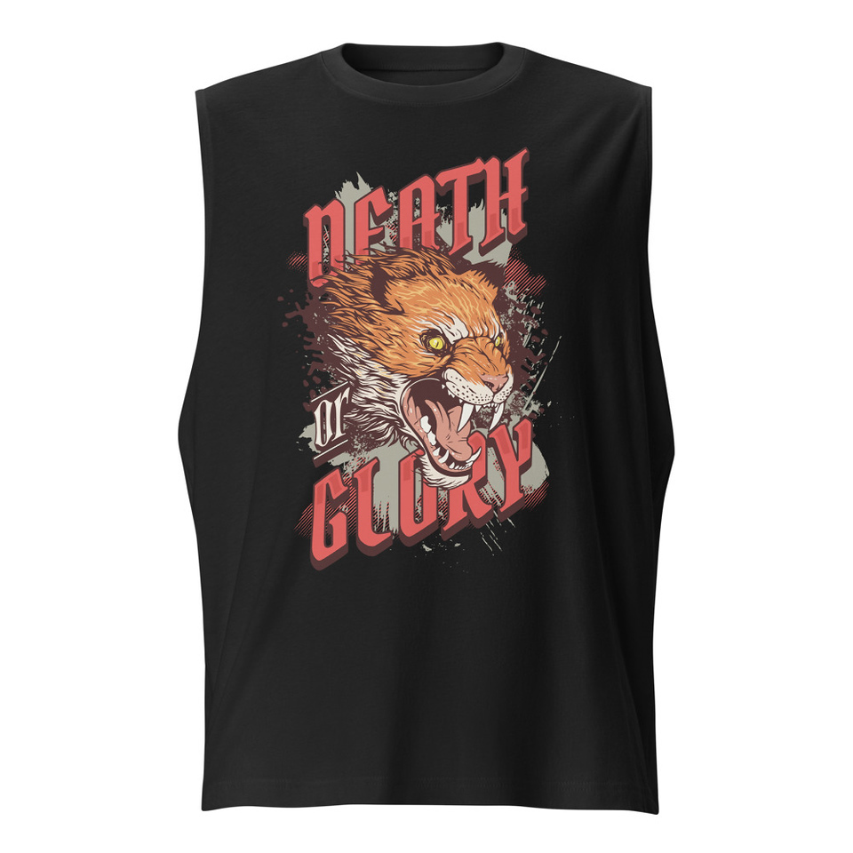 Death or Glory - Fierce Animal Unisex Muscle Shirt