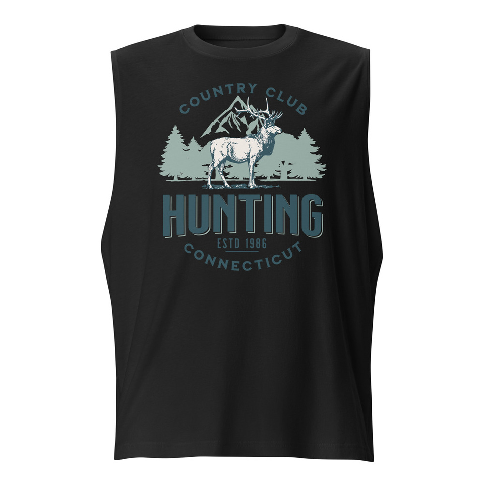 Deer Hunting Country Club  Unisex Muscle Shirt