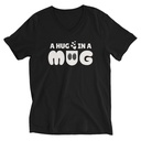 A Hug in a Mug - Funny Cartoon Unisex V-Neck Tee
