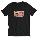 All You Need Unisex V-Neck Tee