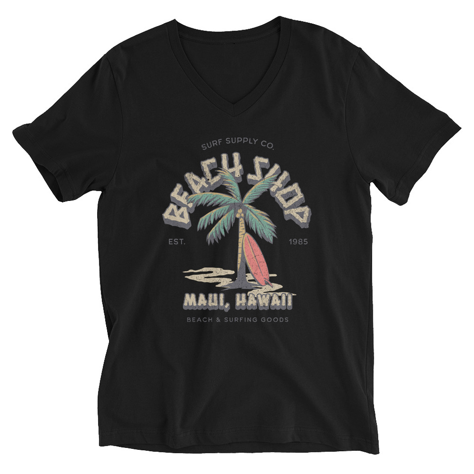 Beach Shop Unisex V-Neck Tee