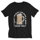 Beer Time - Father's Day Unisex V-Neck Tee