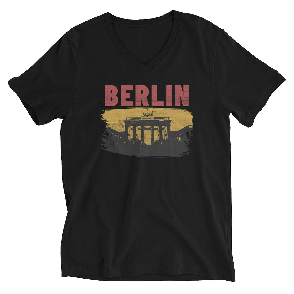 Berlin Unisex V-Neck Tee