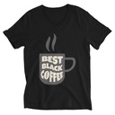Best Black Coffee - Hot Cup Unisex V-Neck Tee