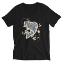 Best Fishing Dad - Typography Unisex V-Neck Tee