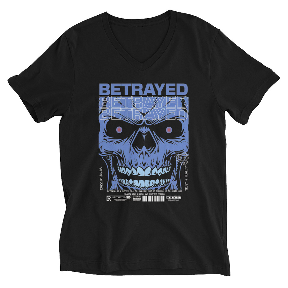 Betrayed Unisex V-Neck Tee