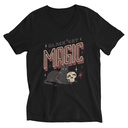 Black Cat Magic Unisex V-Neck Tee