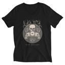 Black Metal - Hardcore skull theme design Unisex V-Neck Tee