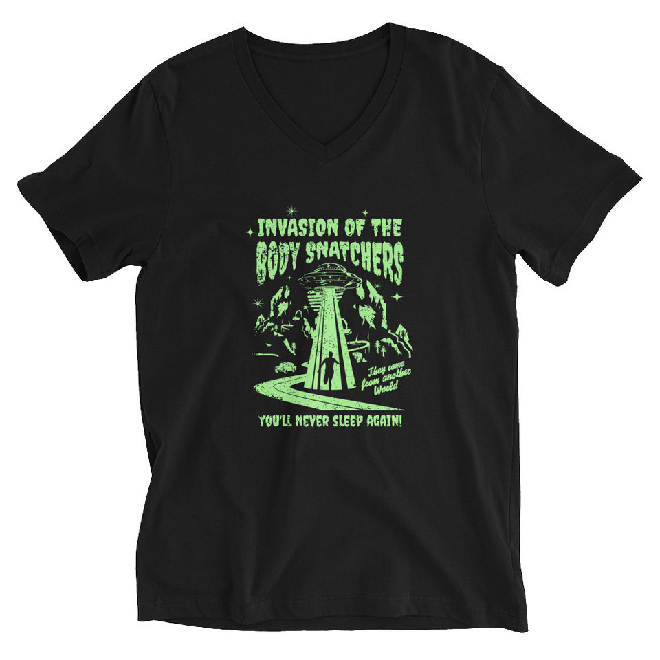 Body Snatchers - UFO Invasion Unisex V-Neck Tee