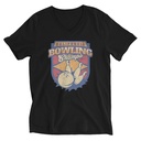 Bowling Championship - Retro Athlectic Sports Unisex V-Neck Tee