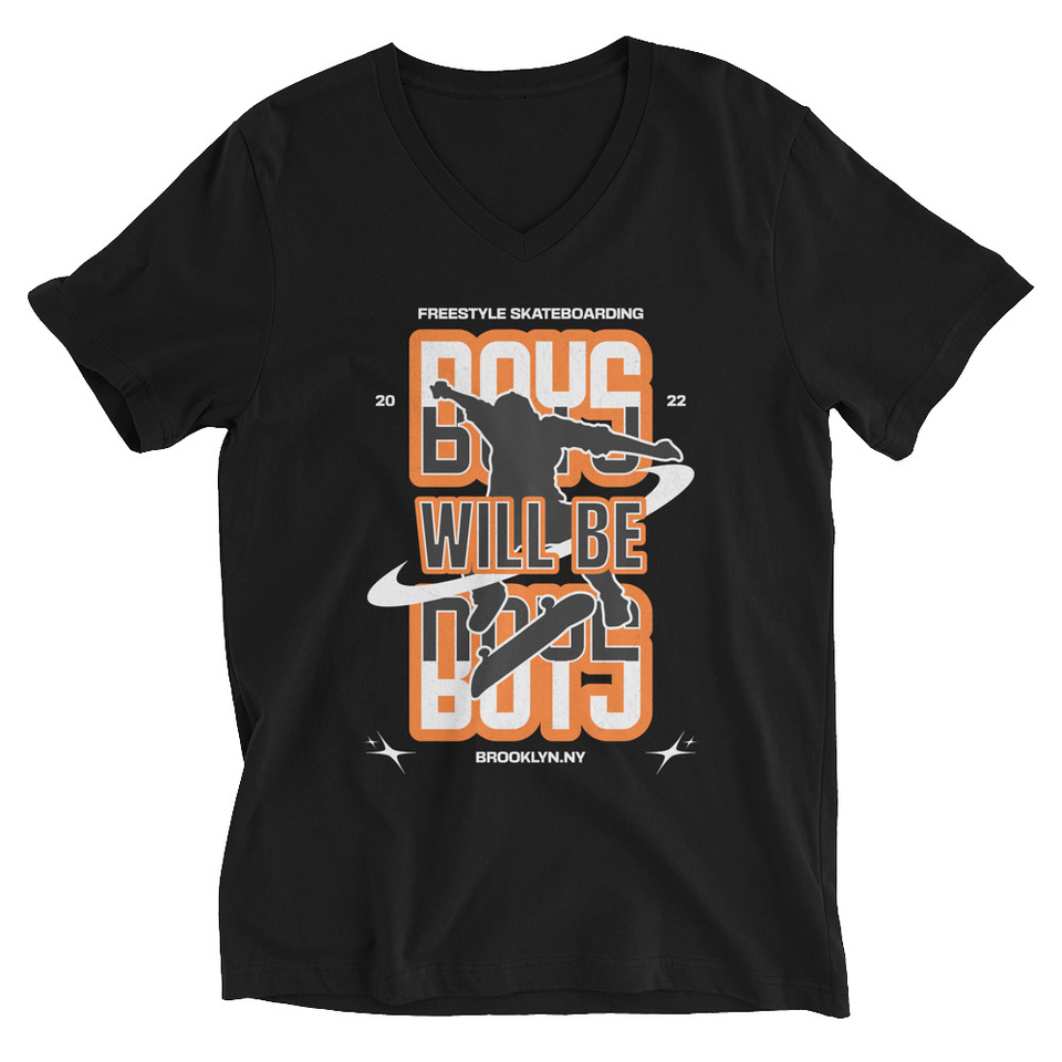 Boys will be boys Unisex V-Neck Tee