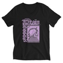 Brain Food - Y2K Skull Streetwear Unisex V-Neck Tee