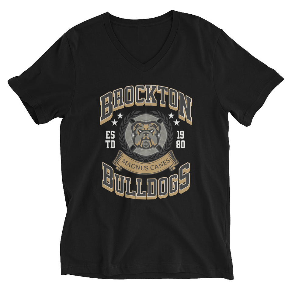 Brockton Bulldogs Unisex V-Neck Tee