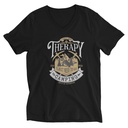 Camping Emblem Unisex V-Neck Tee