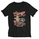 Chicago Style Hot Dogs Unisex V-Neck Tee