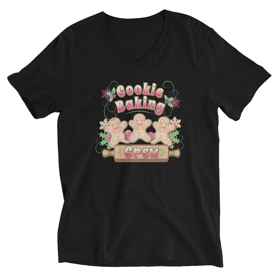 Cookie Baking Crew Unisex V-Neck Tee