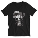 Crazy World Unisex V-Neck Tee
